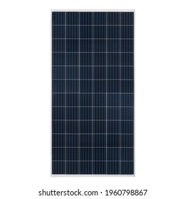 Front view of a Solar Panel isolated on white background. - Powered by Shutterstock