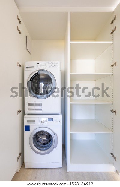 Front View Washing Machine Dryer White Stock Photo Edit Now