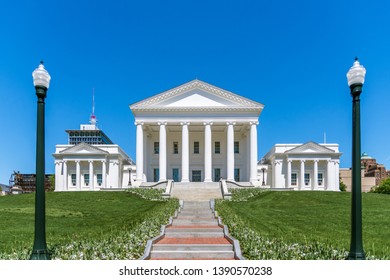 Front Of The Virginia State Capital Building