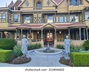 The Front Of The Winchester House 