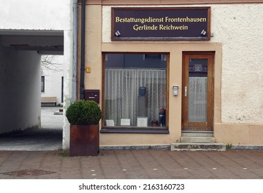  Frontenhausen Bavaria Germany - April 15 2022    Front Of A House
Funeral Home 