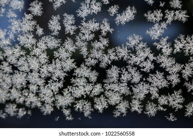 frost pattern on window 