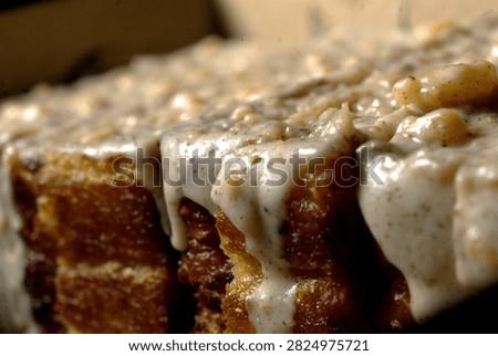 Frosted Bread with nutty chunk 