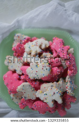 Similar – Image, Stock Photo cookie plates Food Dough