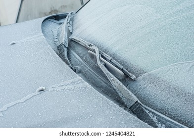 frosted glass and car wipers