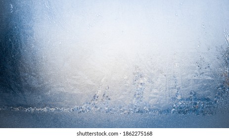 frosty pattern on the window