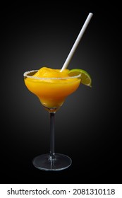 Frozen Alcoholic Drink With Mango 