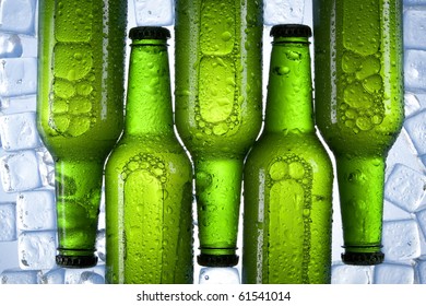 Frozen beer in ice!