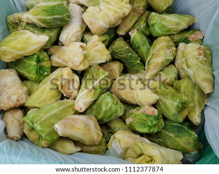 frozen cabbage rolls in store