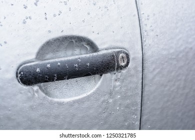 Frozen Car Door Handle