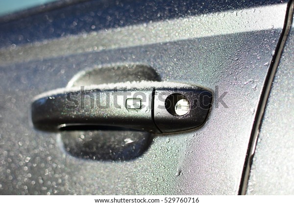 Frozen Car Door Lock Stock Photo Edit Now 529760716