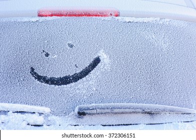 Frozen Car Window