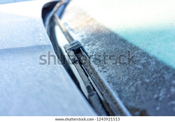 frozen car\
wiper