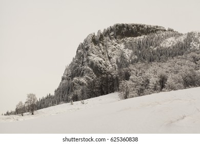 Frozen cliffs