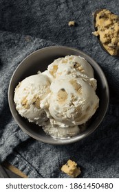 Frozen Cookie Dough Ice Cream Ready To Eat For Dessert