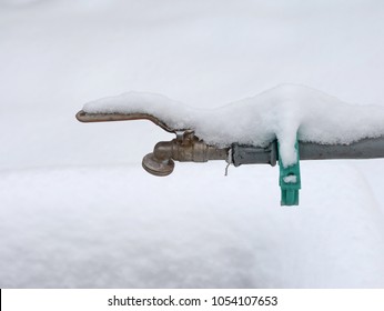 A Frozen Faucet Winter