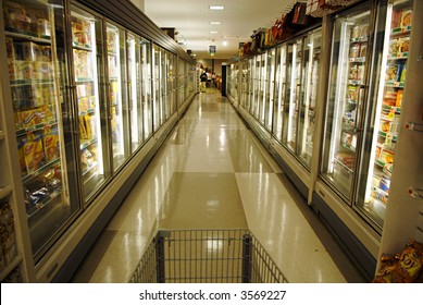 Frozen Food Section - Shutterstock ID 3569227