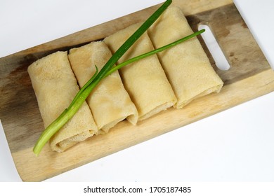 Frozen Food Of Some Spring Rolls 