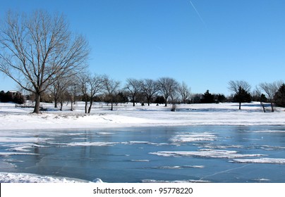 Frozen Hastings Lake