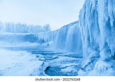 Frozen Jagala Falls - The Niagara Falls of Estonia - Powered by Shutterstock