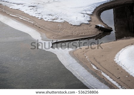 Similar – Foto Bild Eisige Stille Umwelt Natur