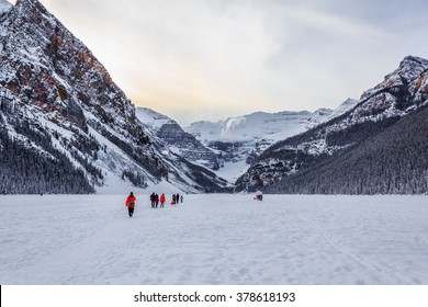 Frozen Lake Louise, Winter 2015