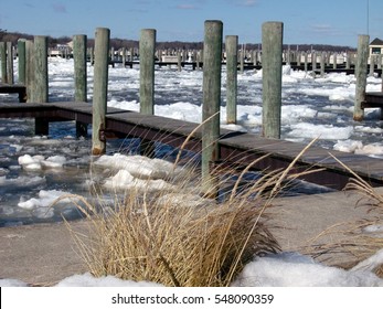 Frozen Lake Michigan