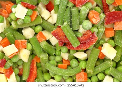 Gemischtes Gemüse, gefroren, Hintergrund