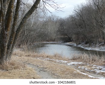 Frozen Paradise On The Neosho River