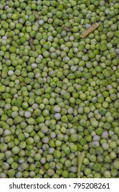 frozen peas for the background