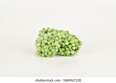 Frozen Peas Isolated On White Background