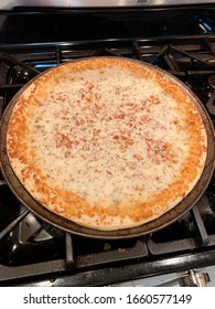 Frozen Pizza Cooked In The Oven