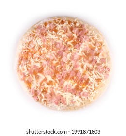 Frozen Pizza. Fast Food. Italian Dish