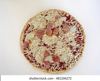 Frozen Pizza Isolated