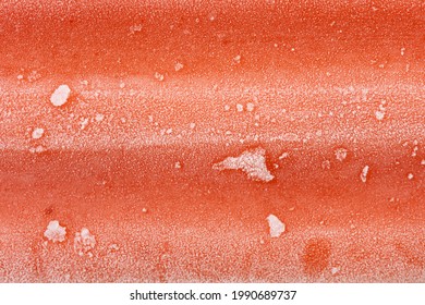 frozen popsicle close up as background and texture