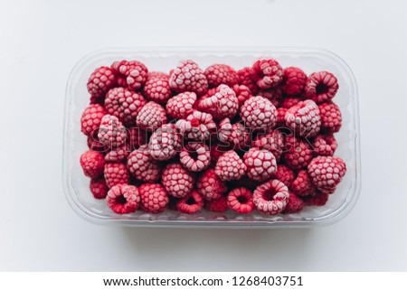 Similar – Frische Himbeeren in einer Metalldose