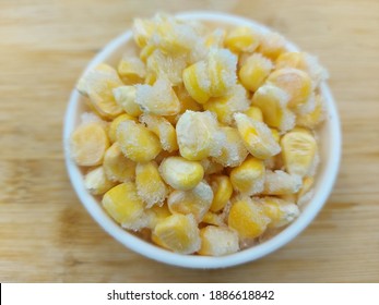 Frozen Sweet Corn In A Bowl