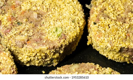 Frozen Veggie Nuggets With Lentils And Greens, Macro