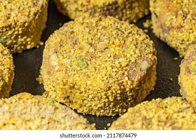 Frozen Veggie Nuggets With Lentils And Greens, Macro