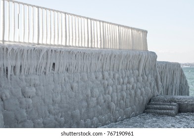 A frozen wall