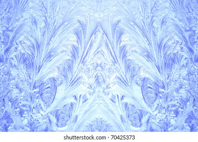 frozen window background