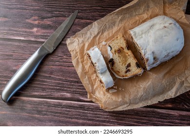 Fruit bread on a table