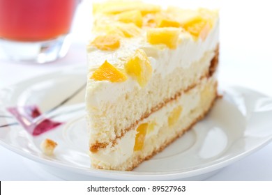 Pineapple Cream Cake Hd Stock Images Shutterstock