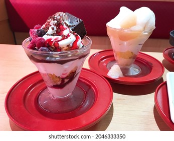 Fruit And Cake Parfait Cup