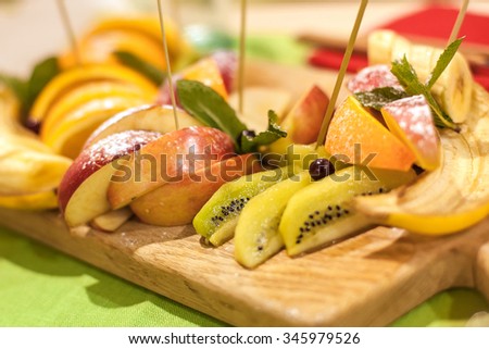 fruit canapes