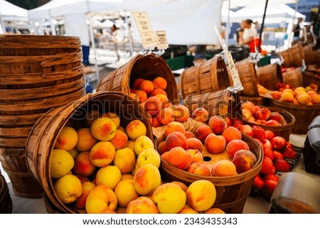 Fruit at a Farmer's Market ストックフォト © 