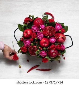 Fruit And Flowers Bouquet