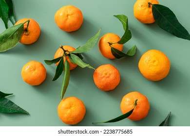 Fruit Food Still Life With Tangerines. 
					 mandarin oranges in bright winter light 