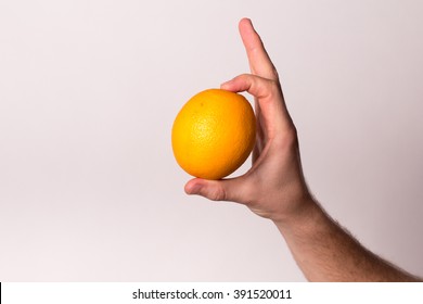 fruit in hand