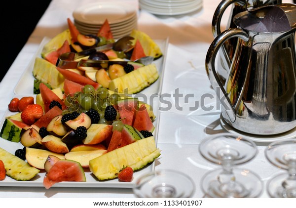 fruit platter display